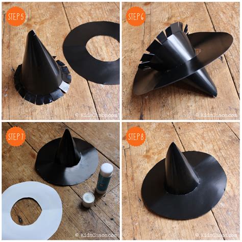 Cosplay witch hat template